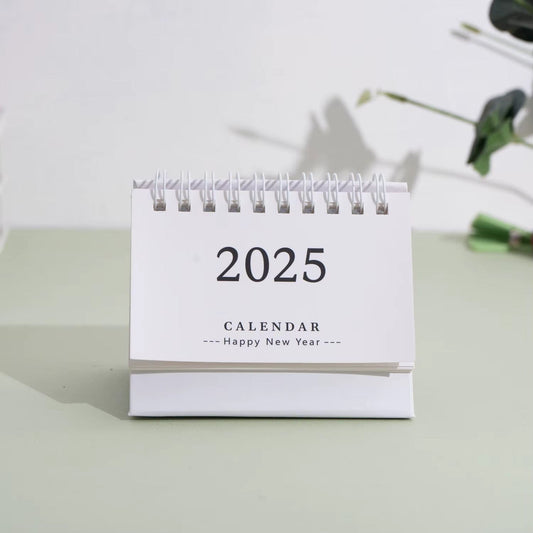 A Chevalet calendrier en anglais - Blanc | Élégant et fonctionnel pour gérer votre emploi du temps | Zaydra