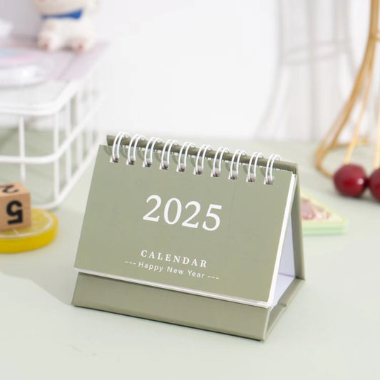C Chevalet calendrier en anglais - Vert sauge | Élégant et fonctionnel pour gérer votre emploi du temps | Zaydra