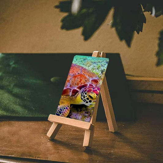 Wood color Mini chevalets de peinture en bois - 12,7 cm  (Lot de 100) | parfaits pour vos projets créatifs et ambitieux | Zaydra